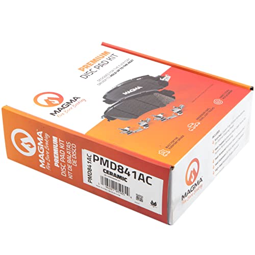 MAGMA Premium PMD841AC Ceramic Brake Pads, Front