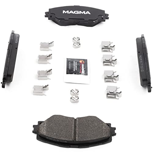 MAGMA Premium PMD1210M Semi-Metallic Brake Pads, Front