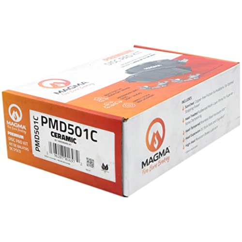 MAGMA Premium PMD501C Ceramic Brake Pads, Rear