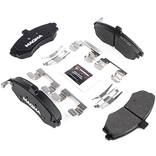 MAGMA Premium PMD941M Semi-Metallic Brake Pads, Front