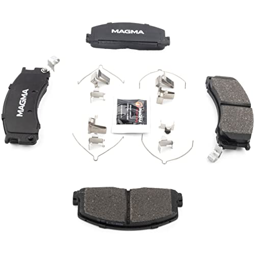 MAGMA Premium PMD500M Semi-Metallic Brake Pads, Front