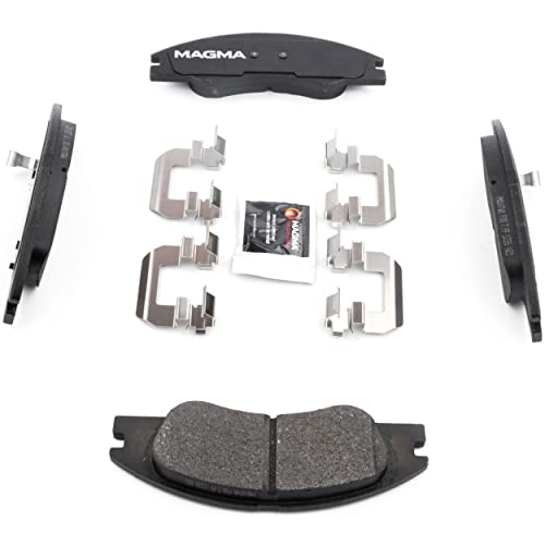 MAGMA Premium PMD1074M Semi-Metallic Brake Pads, Front