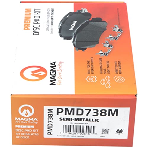 MAGMA Premium Semi-Metallic Brake Pads PMD738M