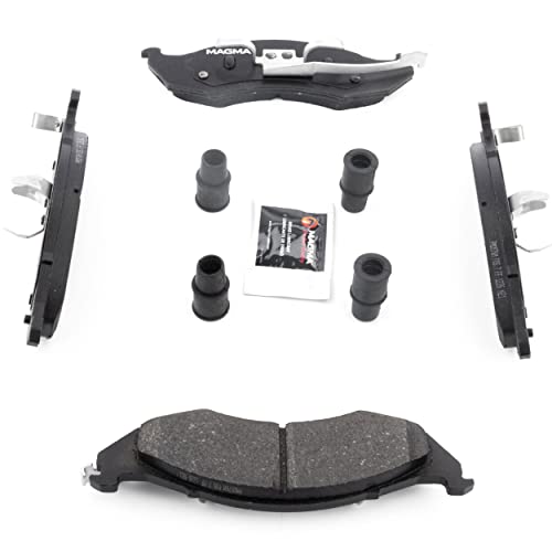 MAGMA Premium PMD576M Semi-Metallic Brake Pads, Front