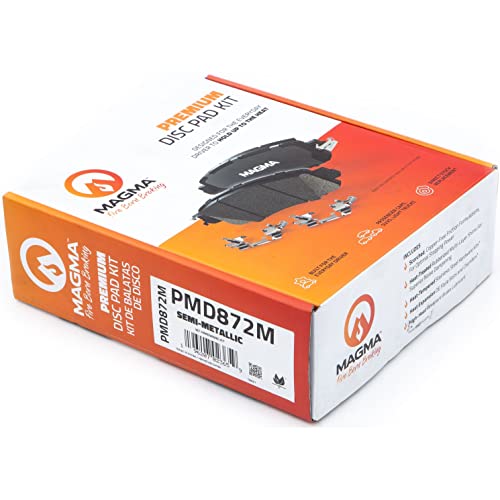 MAGMA Premium Semi-Metallic Brake Pads PMD872M