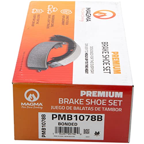 MAGMA Premium Parking Brake Shoes PMB1078B