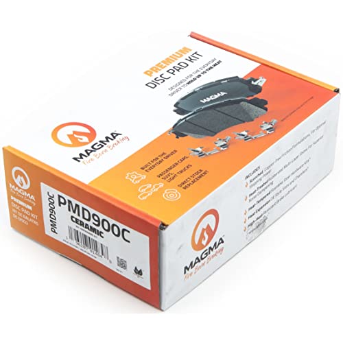 MAGMA Premium PMD900C Ceramic Brake Pads, Rear
