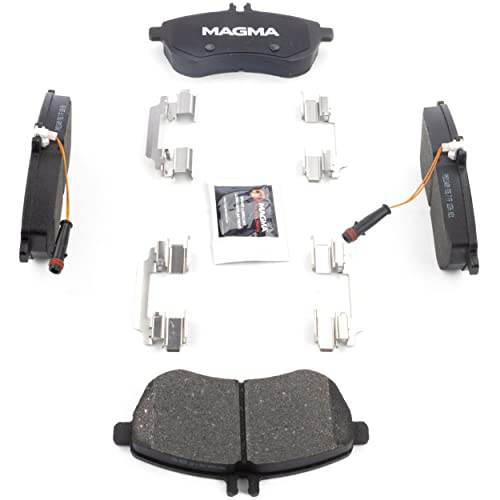 MAGMA Premium PMD1340M Semi-Metallic Brake Pads, Front