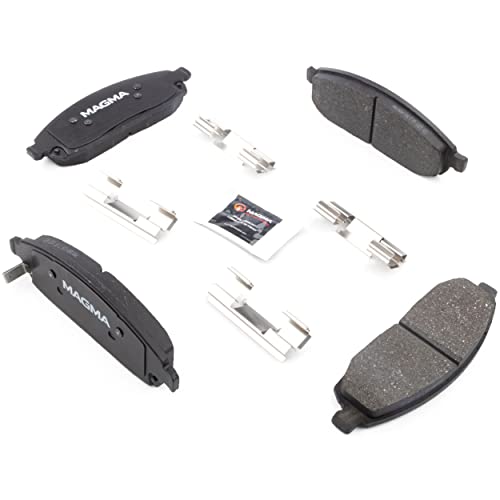 MAGMA Premium PMD1080M Semi-Metallic Brake Pads, Front