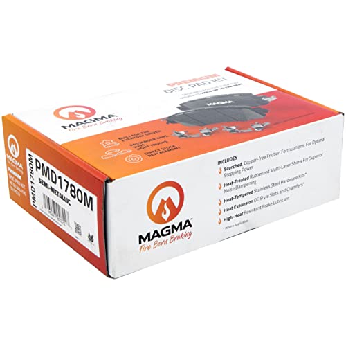 MAGMA Premium Semi-Metallic Brake Pads PMD1780M