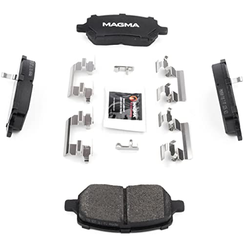 MAGMA Premium PMD956M Semi-Metallic Brake Pads, Front