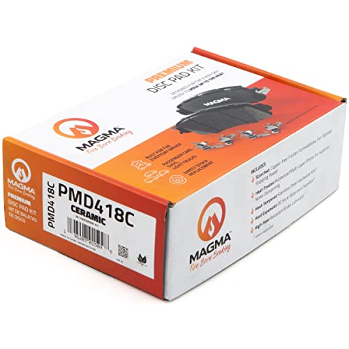 MAGMA Premium PMD418C Ceramic Brake Pads, Front