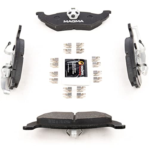 MAGMA Premium PMD662M Semi-Metallic Brake Pads, Rear