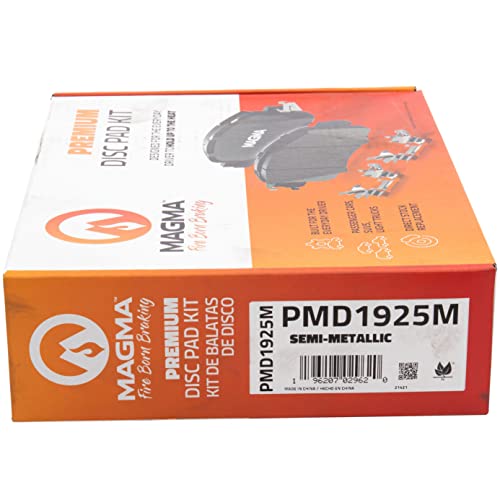 MAGMA Premium Semi-Metallic Brake Pads PMD1925M
