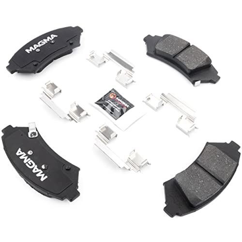 MAGMA Premium PMD1076M Semi-Metallic Brake Pads, Front