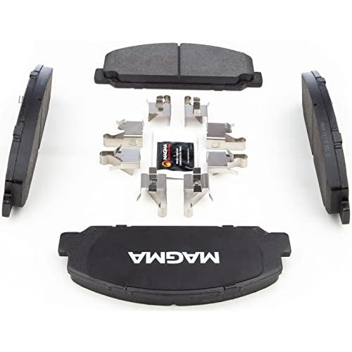 MAGMA Premium PMD827M Semi-Metallic Brake Pads, Front