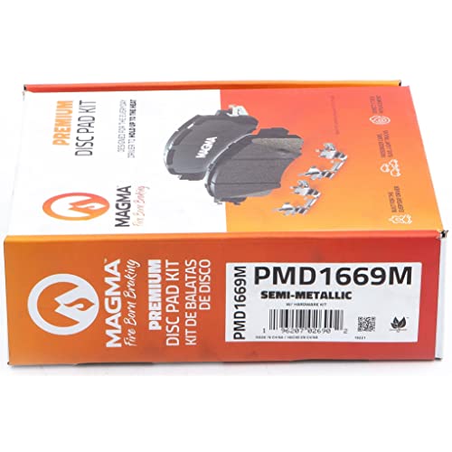 MAGMA Premium Semi-Metallic Brake Pads PMD1669M