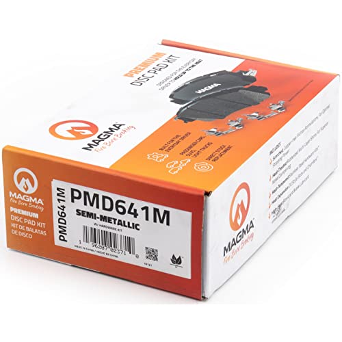 MAGMA Premium Semi-Metallic Brake Pads PMD641M