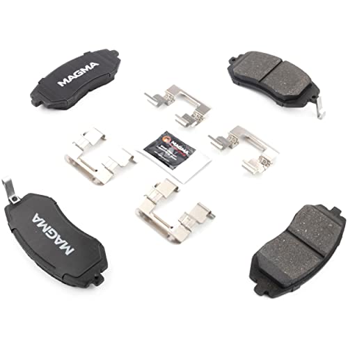 MAGMA Premium PMD929M Semi-Metallic Brake Pads, Front