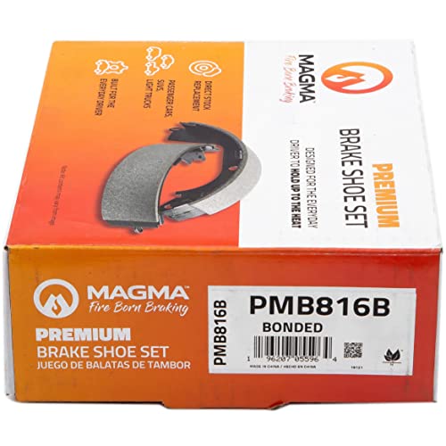 MAGMA Premium Parking Brake Shoes PMB816B
