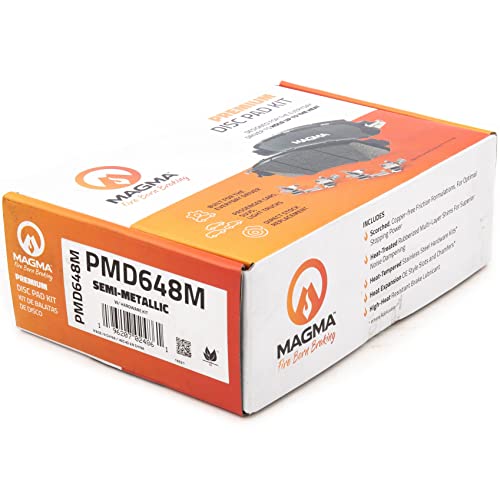 MAGMA Premium Semi-Metallic Brake Pads PMD648M
