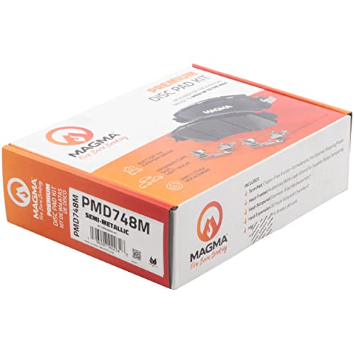 MAGMA Premium Semi-Metallic Brake Pads PMD748M
