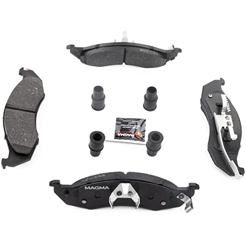 MAGMA Premium PMD576M Semi-Metallic Brake Pads, Front