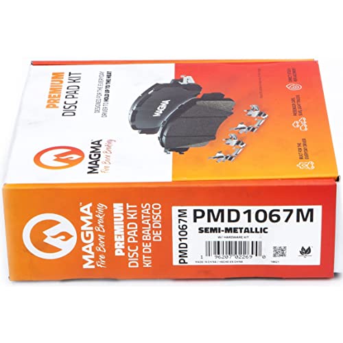 MAGMA Premium Semi-Metallic Brake Pads PMD1067M