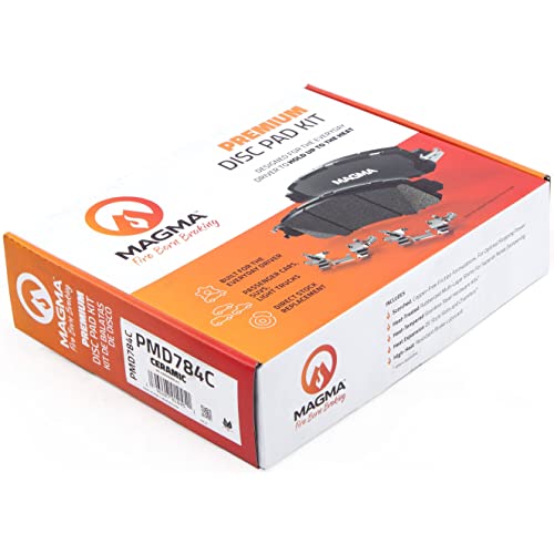 MAGMA Premium PMD784C Ceramic Brake Pads, Front