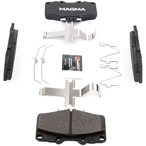 MAGMA Premium PMD410M Semi-Metallic Brake Pads, Front