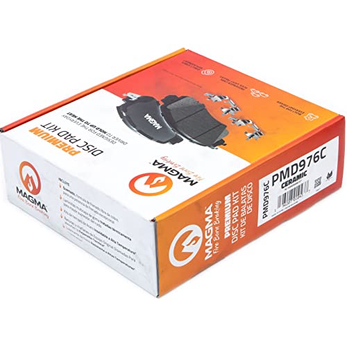 MAGMA Premium PMD976C Ceramic Brake Pads, Front