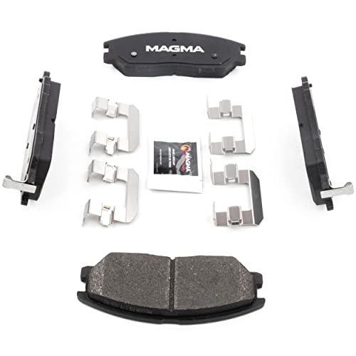 MAGMA Premium PMD1013M Semi-Metallic Brake Pads, Front