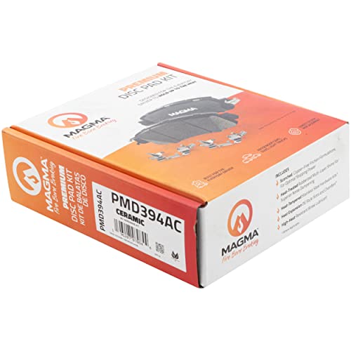 MAGMA Premium PMD394AC Ceramic Brake Pads, Front