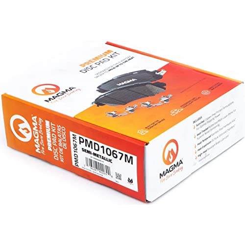 MAGMA Premium Semi-Metallic Brake Pads PMD1067M