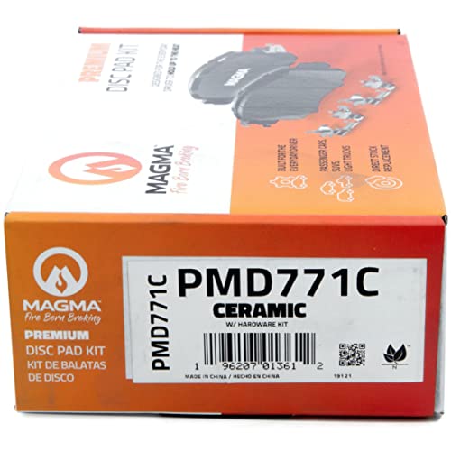 MAGMA Premium PMD771C Ceramic Brake Pads, Rear