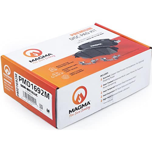 MAGMA Premium Semi-Metallic Brake Pads PMD1692M