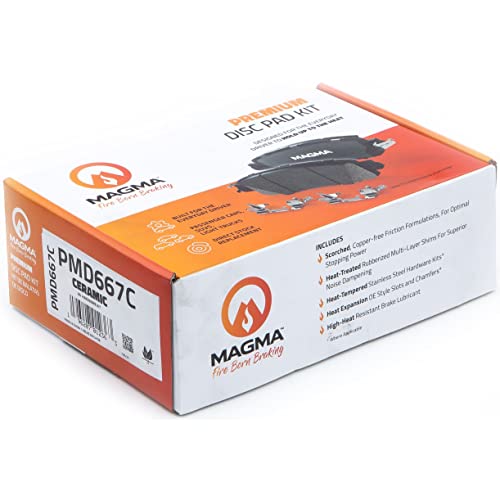 MAGMA Premium Ceramic Brake Pads PMD667C