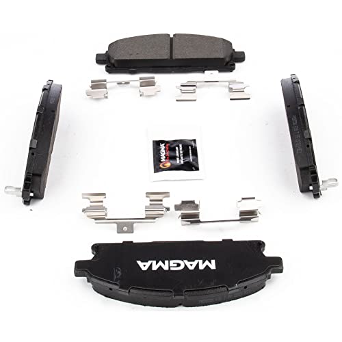 MAGMA Premium PMD855M Semi-Metallic Brake Pads, Front
