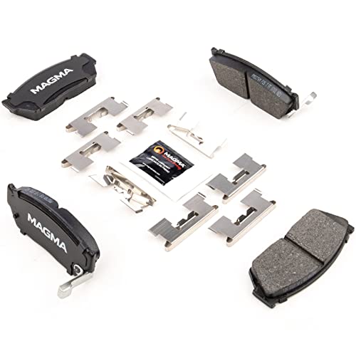 MAGMA Premium PMD276M Semi-Metallic Brake Pads, Front