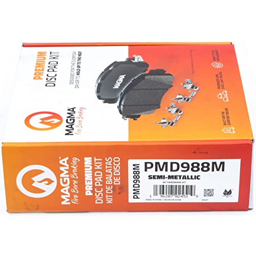 MAGMA Premium Semi-Metallic Brake Pads PMD988M