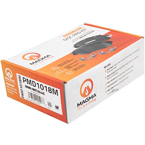 MAGMA Premium Semi-Metallic Brake Pads PMD1018M