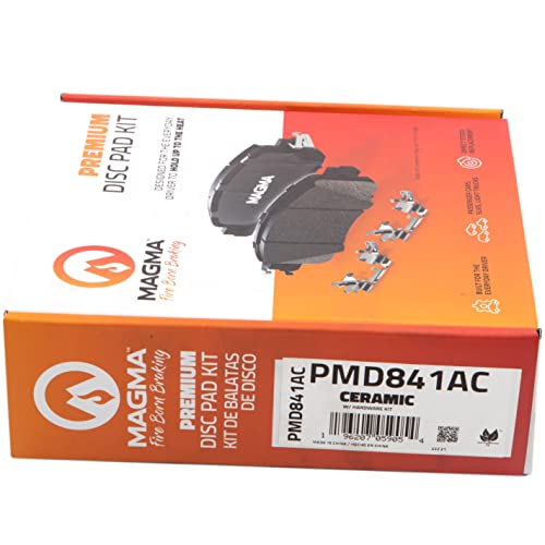 MAGMA Premium PMD841AC Ceramic Brake Pads, Front