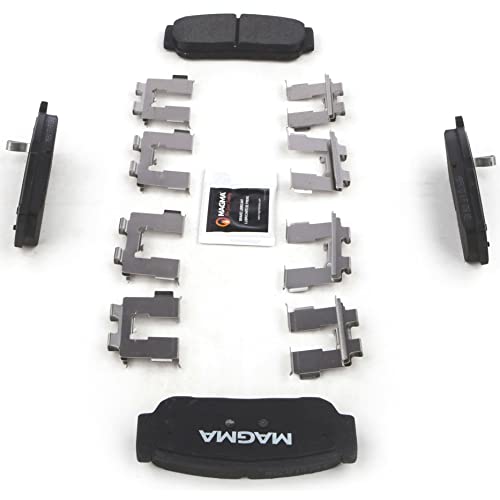 MAGMA Premium PMD954C Ceramic Brake Pads, Rear