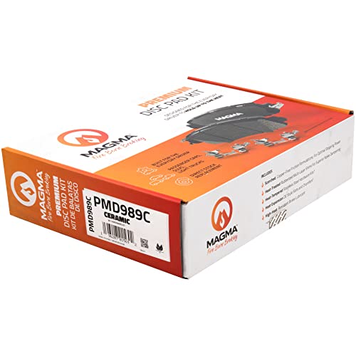 MAGMA Premium PMD989C Ceramic Brake Pads, Rear