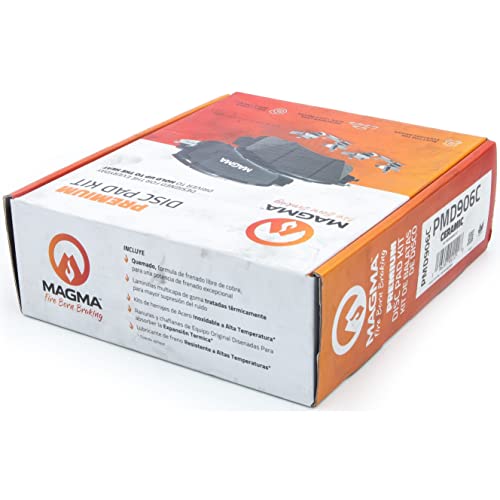 MAGMA Premium PMD906C Ceramic Brake Pads, Front