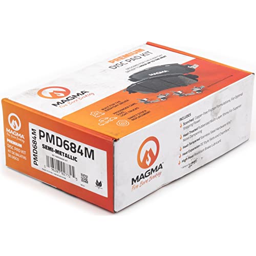 MAGMA Premium Semi-Metallic Brake Pads PMD684M