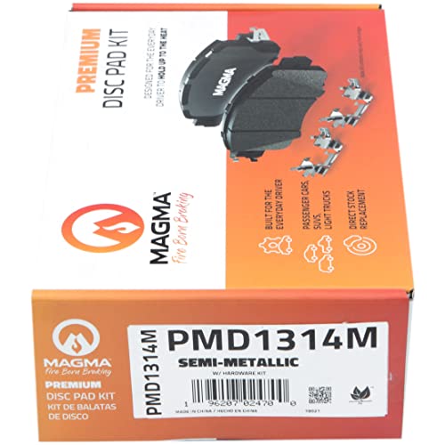 MAGMA Premium Semi-Metallic Brake Pads PMD1314M
