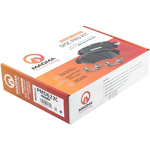 MAGMA Premium PMD623C Ceramic Brake Pads, Front