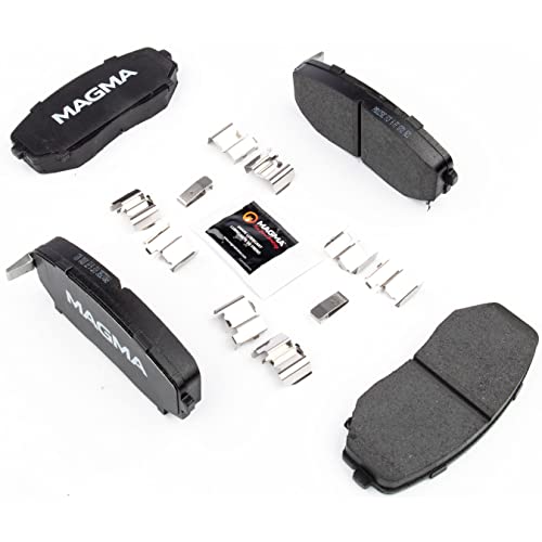 MAGMA Premium PMD1258C Ceramic Brake Pads, Front