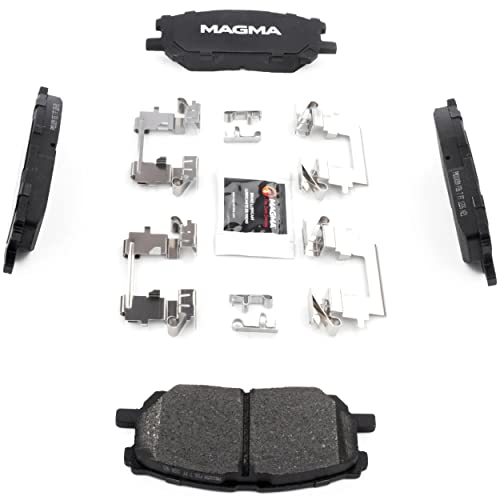 MAGMA Premium PMD1005M Semi-Metallic Brake Pads, Front